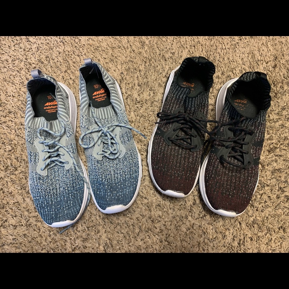 2 pairs of men’s Avia Enduropro shoes